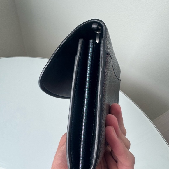 Coach Iridescent Multicolor Genuine Leather Clutch / Large Wallet - Picture 10 of 14